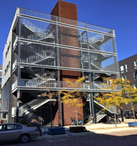 metal stairs