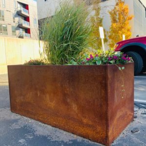 corten planter box